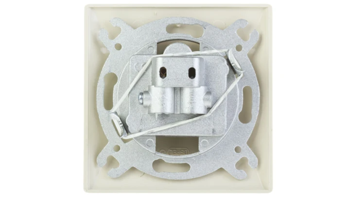 AKCENT Gniazdo antenowe RTV-SAT końcowe beżowe GPA-AS/01