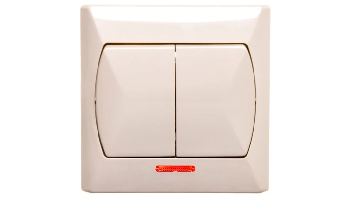 AKCENT Łącznik świecznikowy z podświetleniem beżowy ŁP-2AS/01