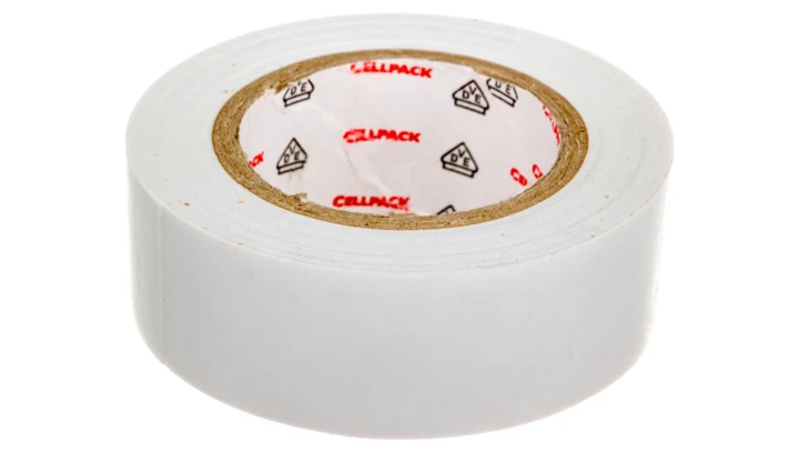 Taśma izolacyjna PVC, 128 0.15-19-10 biała, 145813