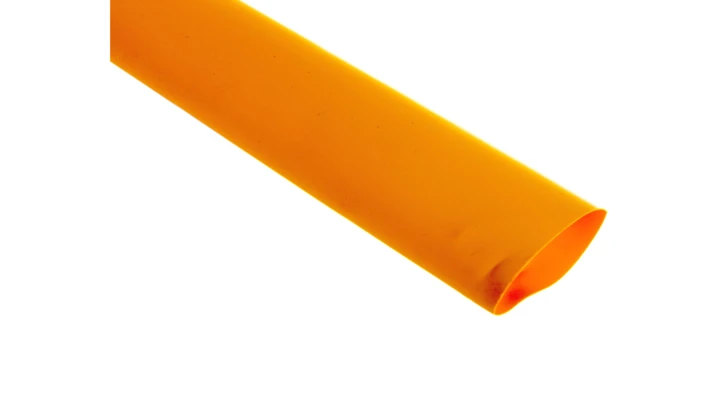 Rura termokurczliwa cienkościenna, odcinki 1m, CR 25,4/12,7 żółta, 427585