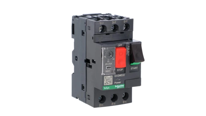 TeSys Deca Wyłącznik silnikowy 3P 11kW 20-25A GV2ME22