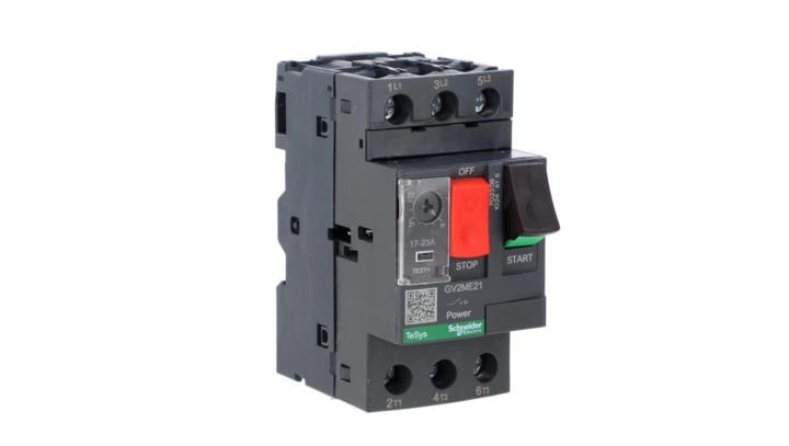 TeSys Deca Wyłącznik silnikowy 3P 9kW 17-23A GV2ME21