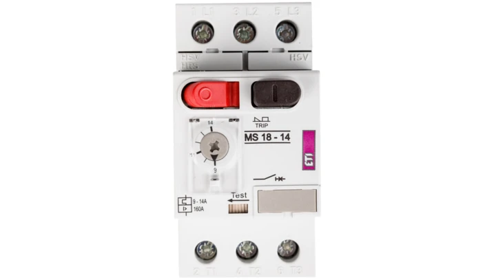 Wyłącznik silnikowy 3P 5,5kW 9-14A MS18 004600350