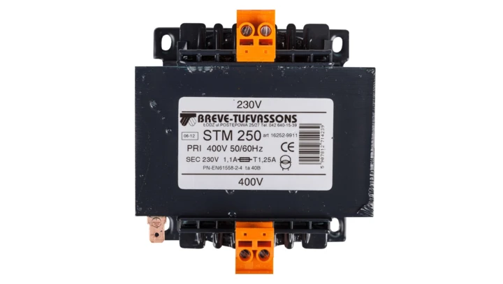 Transformator 1-fazowy separacyjny STM 250 400/230V 1,1A, Ta 40, 16252-9911