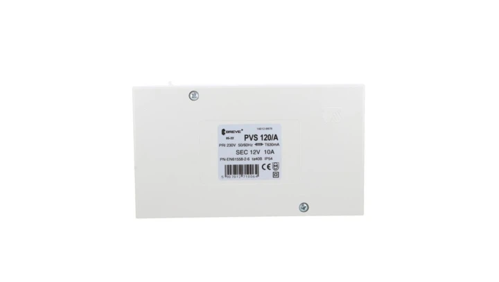 Transformator 1-fazowy bezpieczeństwa PVS 120/A 230/ 12V 10,0A, w obudowie, IP54, Ta 40, 16012-9978