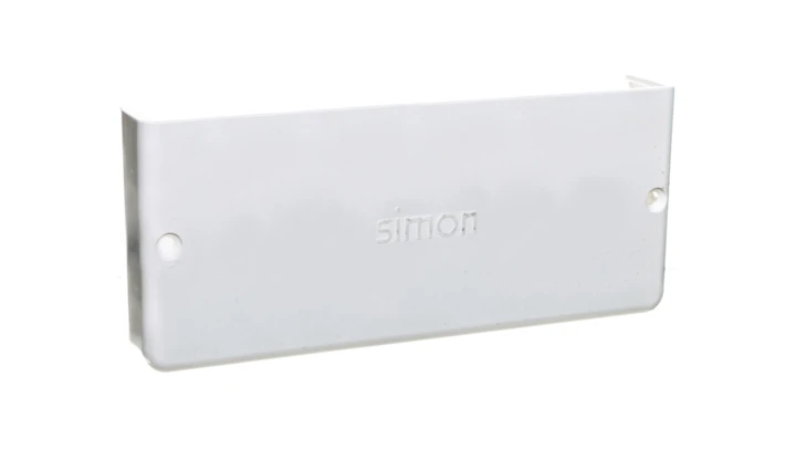 Simon Connect Zakończenie kanału kablowego Cabloplus PVC 130x55mm czysta biel TKA1305502/9