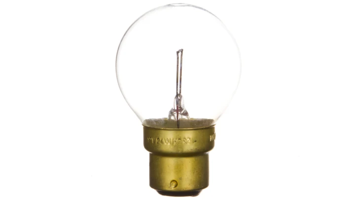 Żarówka B22d A45 24W 340lm 12V kolejowa KOL-0650