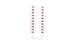 Oznacznik do złączek EURO 2,5-70mm2 /X0/ 43192 (/1 blister=20 szt/