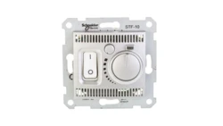 Sedna Regulator temperatury podtynkowy aluminium SDN6000360