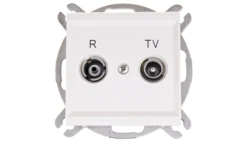 SONATA Gniazdo antenowe RTV końcowe 2,5-3dB ecru GPA-RK/m/27