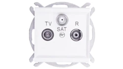 SONATA Gniazdo antenowe RTV-SAT końcowe ecru GPA-RS/m/27