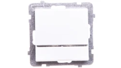 SONATA Łącznik kontrolny z podświetleniem biały ŁP-12RS/m/00