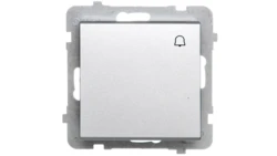 SONATA Przycisk /dzwonek/ srebro mat ŁP-6R/m/38