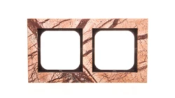 SONATA Ramka podwójna kameń (forest) R-2RK/36