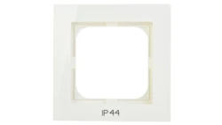 AS Ramka pojedyncza do łączników IP44 ecru RH-1G/27