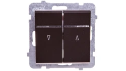 SONATA Łącznik żaluzjowy z podświetleniem czekoladowy metalik ŁP-7RS/m/40