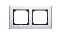 SONATA Ramka podwójna aluminium matal R-2RA/35