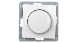 IMPRESJA Ściemniacz przyciskowo-obrotowy /żarowy i halogenowy/ ecru ŁP-8Y/m/27