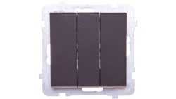 SONATA Łącznik potrójny czekoladowy metalik ŁP-13R/m/40