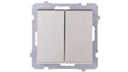 SONATA Łącznik schodowy podwójny szampański złoty ŁP-10R/m/39