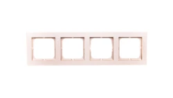 SONATA Ramka poczwórna szampański złoty R-4R/39