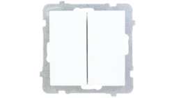 AS Łącznik schodowy podwójny biały ŁP-10G/m/00