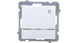 SONATA Przycisk /światło/ z podświetleniem biały ŁP-5RS/m/00