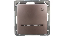 IMPRESJA Przycisk /dzwonek/ z podświetleniem tytan ŁP-6YS/m/23