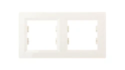 ASFORA Ramka podwójna pozioma kremowa EPH5800223