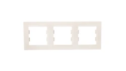 ASFORA Ramka potrójna pozioma kremowa EPH5800323