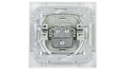 Gniazdo antenowe Asfora TV przelotowe 8dB białe z ramką EPH3200321