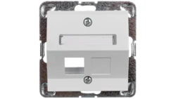 IMPRESJA Obudowa gniazda komputerowego pojedynczego skośna biała GPK-1YS/p/00