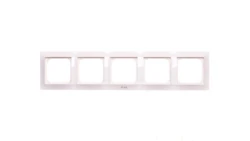IMPRESJA Ramka pięciokrotna do łączników IP44 ecrue RH-5Y/27