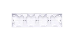 AS Puszka natynkowa poczwórna biała PNP-4G/00