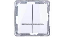 IMPRESJA Łącznik świecznikowy z podświetleniem biały ŁP-2YS/m/00