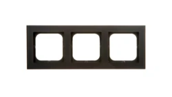 SONATA Ramka potrójna czarny metalik R-3R/33