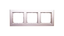 SONATA Ramka potrójna szampański złoty R-3R/39