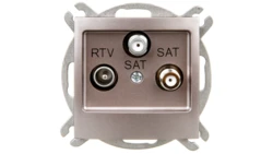 IMPRESJA Gniazdo antenowe RTV-SAT-SAT tytan GPA-Y2S/m/23