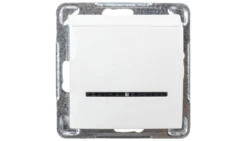 IMPRESJA Łącznik hotelowy z podświetleniem ecru ŁP-15YS/m/27