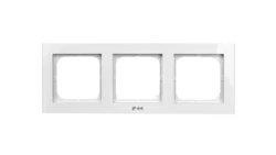 SONATA Ramka potrójna do łączników IP44 biała RH-3R/00