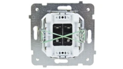 AS Gniazdo głośnikowe podwójne ecru GG-2G/m/27