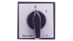 Łącznik krzywkowy 0-1 1P 16A do wbudowania ŁK15-1.825P03