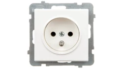 SONATA Gniazdo pojedyncze z/u ecru GP-1RZ/m/27