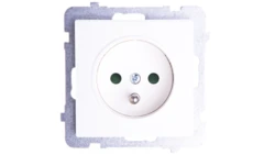 SONATA Gniazdo pojedyncze z/u z przesłonami ecru GP-1RZP/m/27