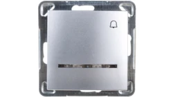 IMPRESJA Przycisk /dzwonek/ z podświetleniem srebrny ŁP-6YS/m/18