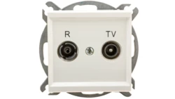 SONATA Gniazdo antenowe RTV zakończeniowe 10dB ecru GPA-10RPZ/m/27