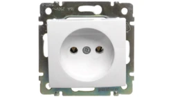 VALENA Gniazdo pojedyncze b/u 16A IP20 białe 774416