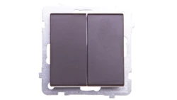 SONATA Łącznik schodowy + pojedynczy czekoladowy metalik ŁP-9R/m/40