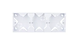 IMPRESJA Puszka natynkowa potrójna biały PNP-3Y/00