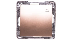 IMPRESJA Przycisk /dzwonek/ złoty metalik ŁP-6Y/m/28